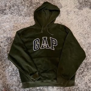 Vintage Gap Athletic Hoodie Deep Green Medium Mens